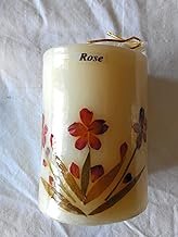 Rose Pillar Candle